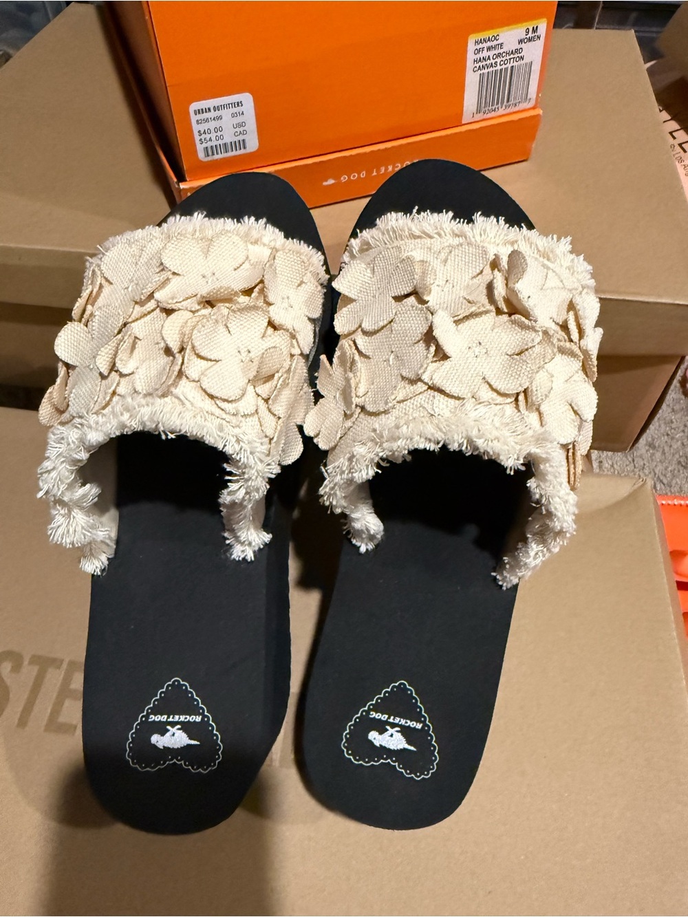 Rocket Dog Hana Floral Platform Slides Size 9 – New in Box